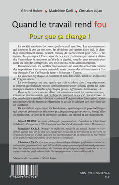 Quand le travail rend fou