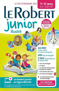 Le Robert junior illustré & son dictionnaire en ligne (adapté dys)