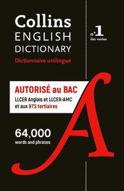 Dictionnaire anglais unilingue - format poche
