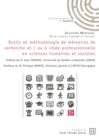 Outils et méthodologie de mémoires de recherche en sciences humaines et sociales