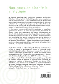 Mon cours de biochimie analytique