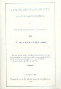 Ce que nous avons été, ce que nous sommes, et ce que nous deviendrons