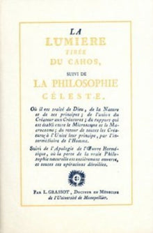 Lumiere tiree du chaos - la philosophie celeste