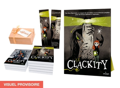 Colis 8 ex. The Clackity T2 + chevalet + lot de marque-pages MILAN 2024