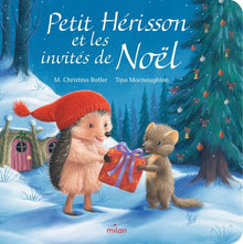 Petit hérisson et les invités de Noël