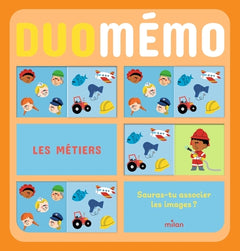 Duo mémo - Les métiers - Sauras-tu associer les images ?