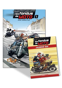 Les Fondus de moto - tome 01 + calendrier 2026 offert