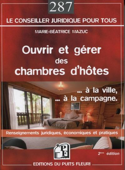 Ouvrir et gérer des chambres d'hôtes