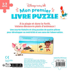 Mon Premier livre puzzle - Vaiana et les animaux