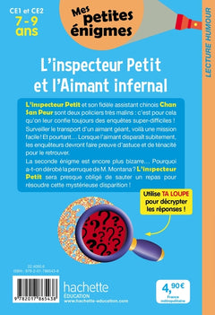 L'inspecteur Petit et l'Aimant infernal - Mes petites énigmes CE1 et CE2 - Cahier de vacances 2022