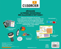 C'est pas sorcier Les Illusions d'optique - coffret avec accessoires