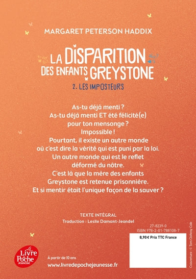La disparition des enfants Greystone - Tome 2