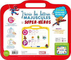 Disney - Mes super-héros Marvel - Ardoise J'écris les lettres majuscules  (3-6 ans)