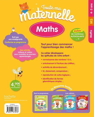 Toute ma maternelle - Maths Moyenne Section