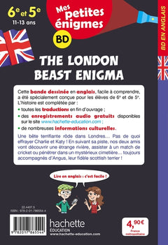 The London Beast Enigma - Mes petites énigmes 6e/5e - Cahier de vacances 2022
