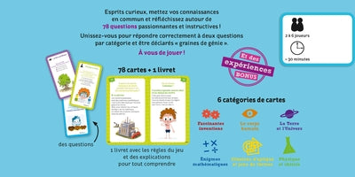 Boîte remue-méninges quiz et activités science C'est pas sorcier