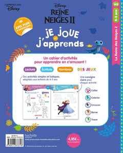La reine des neiges 2 - Je joue et j'apprends - Moyenne Section