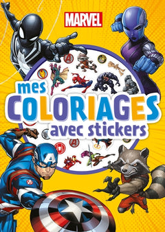 MARVEL - Mes Coloriages avec stickers