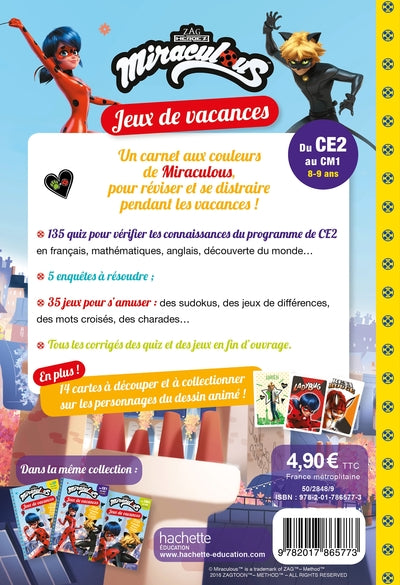 Miraculous - Jeux de vacances 2024 - Du CE2 au CM1