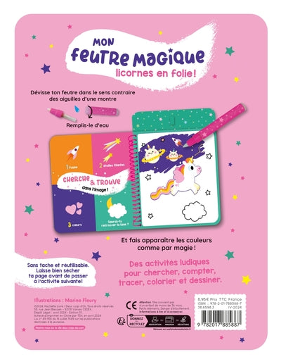 Mon feutre magique Licornes en folie !