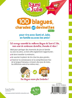 Sami et Julie 100 blagues, charades et devinettes Tome 2