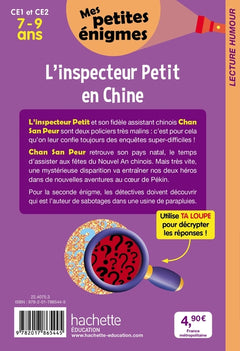 L'inspecteur Petit en Chine - Mes petites énigmes CE1 et CE2 - Cahier de vacances 2022