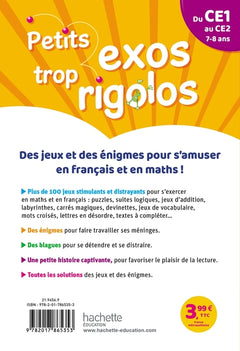 Petits exos trop rigolos - Du CE1 au CE2 - Cahier de vacances 2024