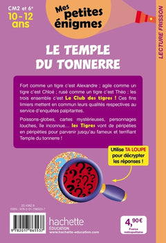 Le Temple du tonnerre - Mes petites énigmes CM2 et 6e - Cahier de vacances 2022