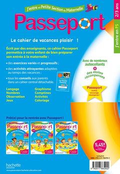 Passeport - J'entre en Petite Section - Cahier de vacances 2022