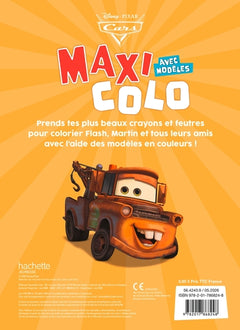 CARS - Maxi Colo avec modèles - Disney Pixar