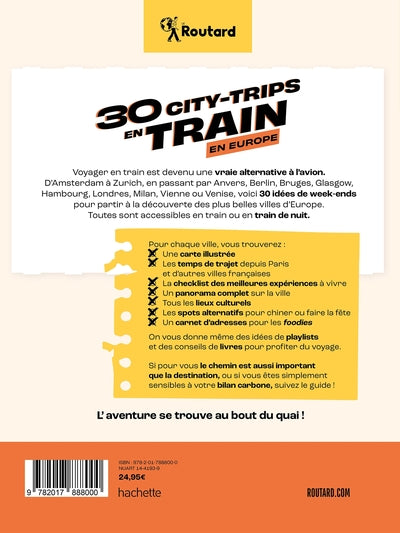 30 city-trips en train en Europe