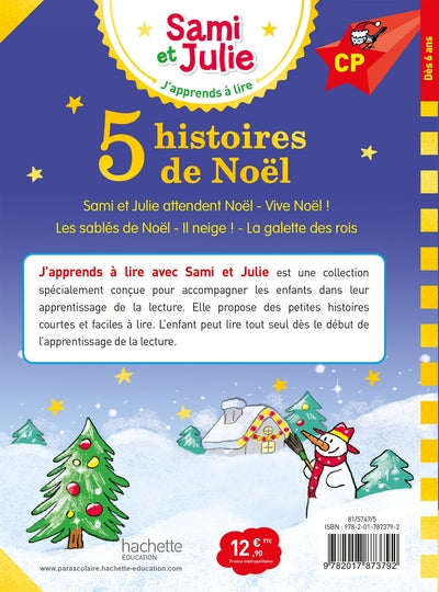 Sami et Julie Niveau CP - 5 histoires de Noël