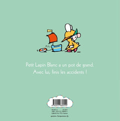 Petit Lapin Blanc va sur le pot