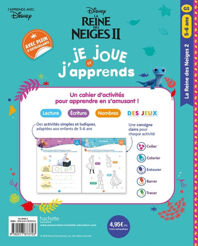 La Reine des Neiges 2 - Je joue et j'apprends - Grande Section (5-6 ans)