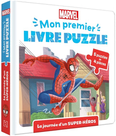 Spider-Man - Mon premier livre puzzle - La journée d'un super-héros