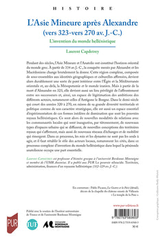 L'Asie Mineure après Alexandre vers 323 - vers 270 av. J.C.