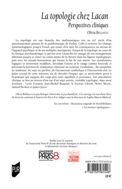 La topologie chez Lacan: Perspectives cliniques