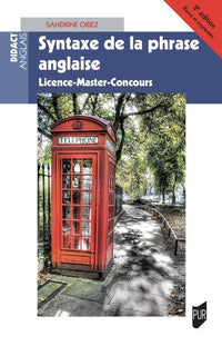 Syntaxe de la phrase anglaise