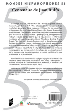 Centenaire de Juan Rulfo