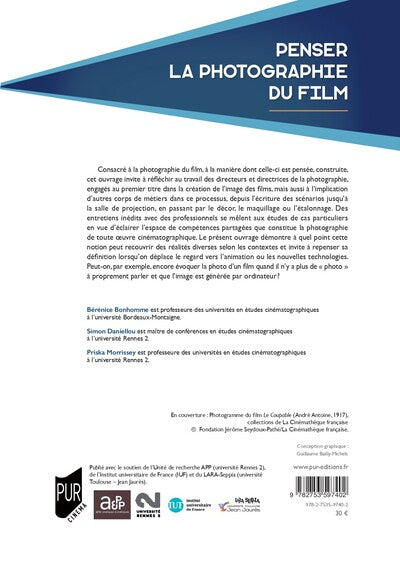 Penser la photographie du film