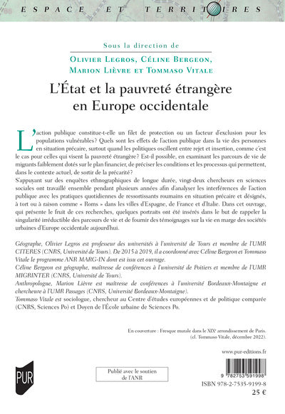 L'État et la pauvreté étrangère en Europe occidentale