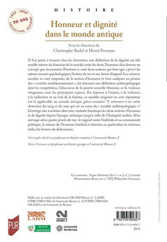 Honneur et dignité dans le monde antique