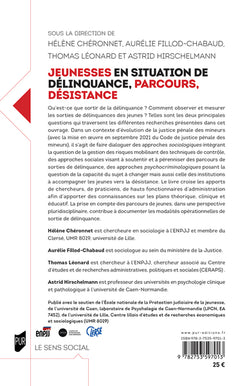 Jeunesses en situation de délinquance, parcours, désistance