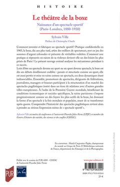 Le théâtre de la boxe: Naissance d'un spectacle sportif