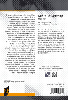 Gustave Geffroy: 1855-1926. Un critique d'art, un homme d'engagement