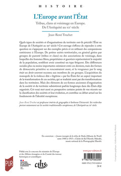 L'Europe avant l'État