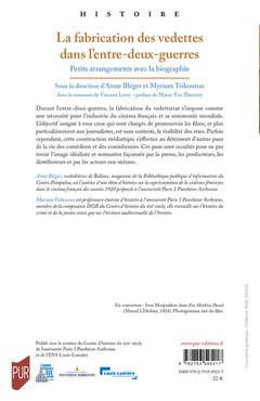 La fabrication des vedettes dans l'entre-deux-guerres