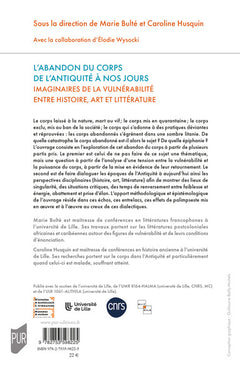 L'abandon du corps de l'Antiquité à nos jours