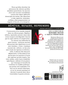 Répéter, refaire, reprendre