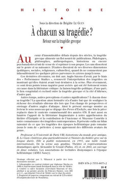 A chacun sa tragédie ?